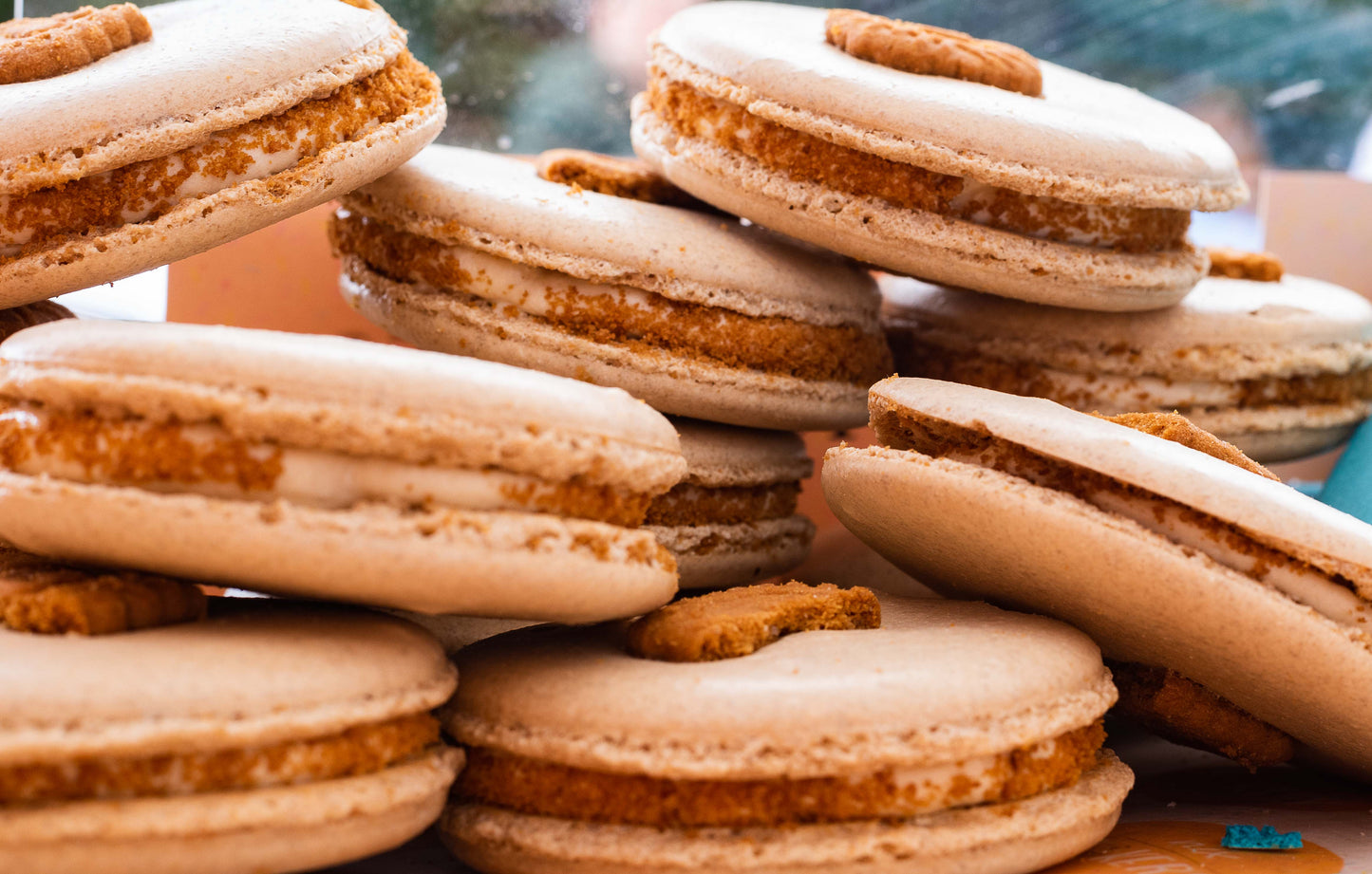 Giant Salted Caramel Macaron